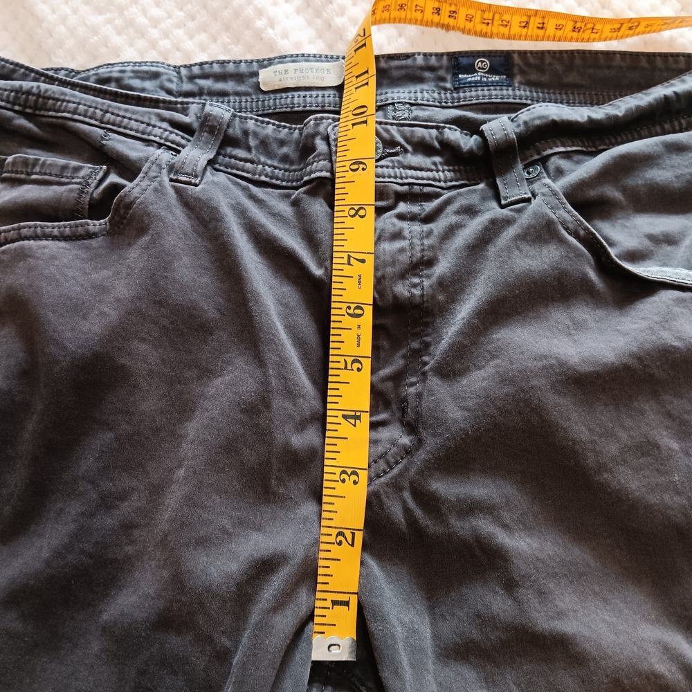 AG Adriano Goldschmied Protege Pants Gray Straight Leg Men 36x34( Fits 36x 30)‎ - Picture 8 of 16